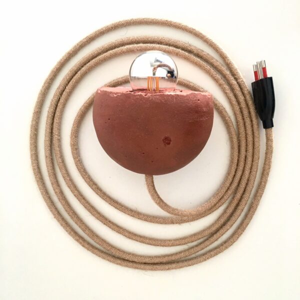 MarsX lampada in cemento